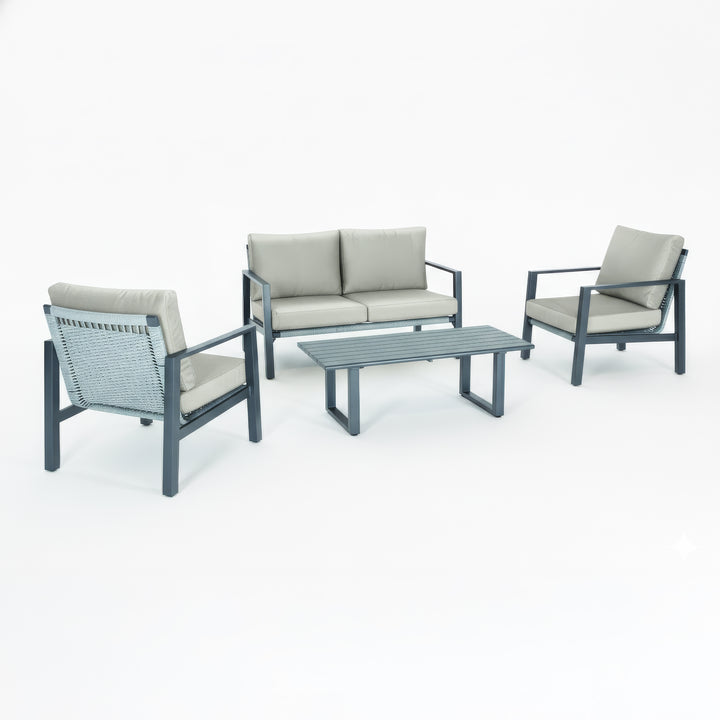 Larno Aluminum Lounge Set