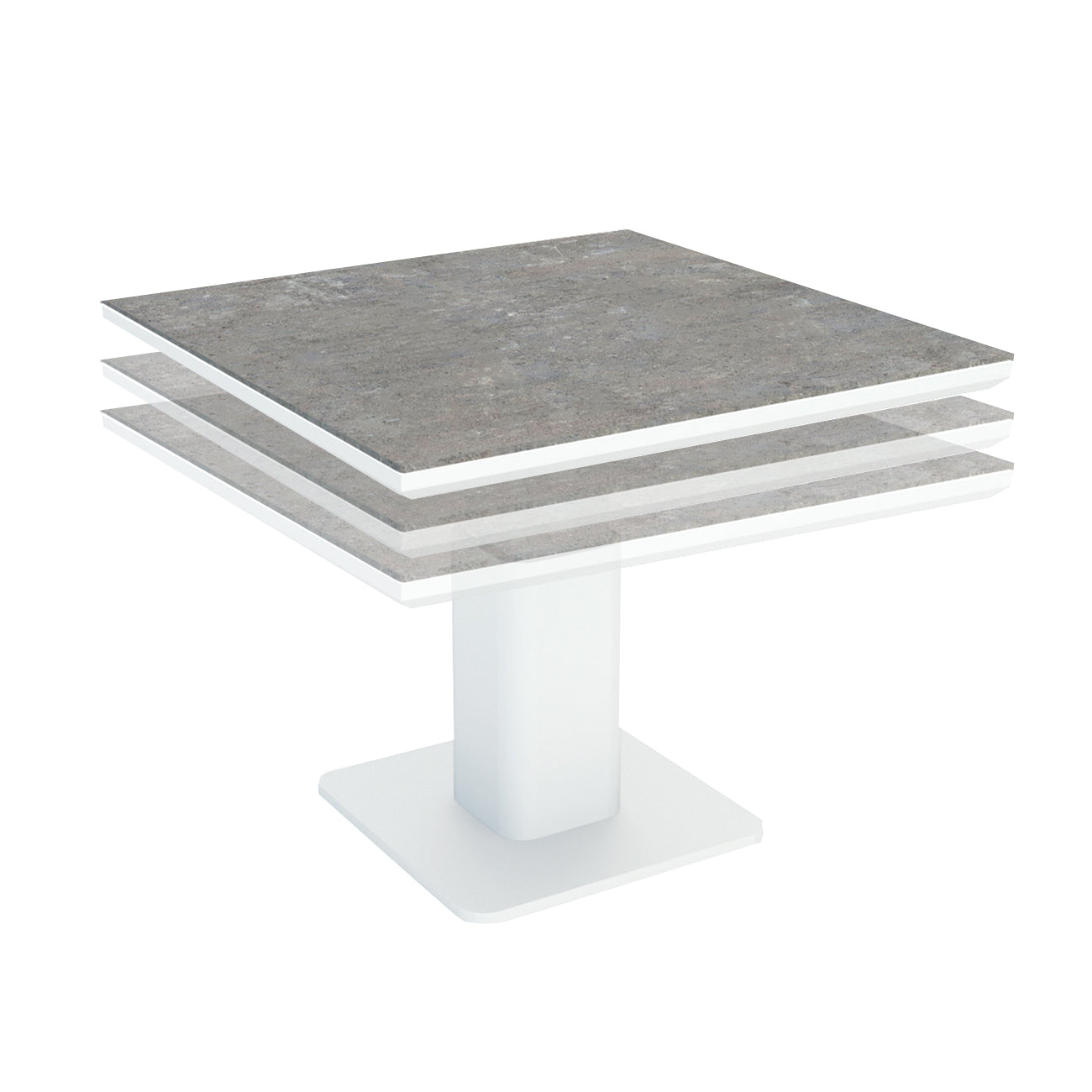 LUKA Adjustable Height Tables, White – KETTLER USA
