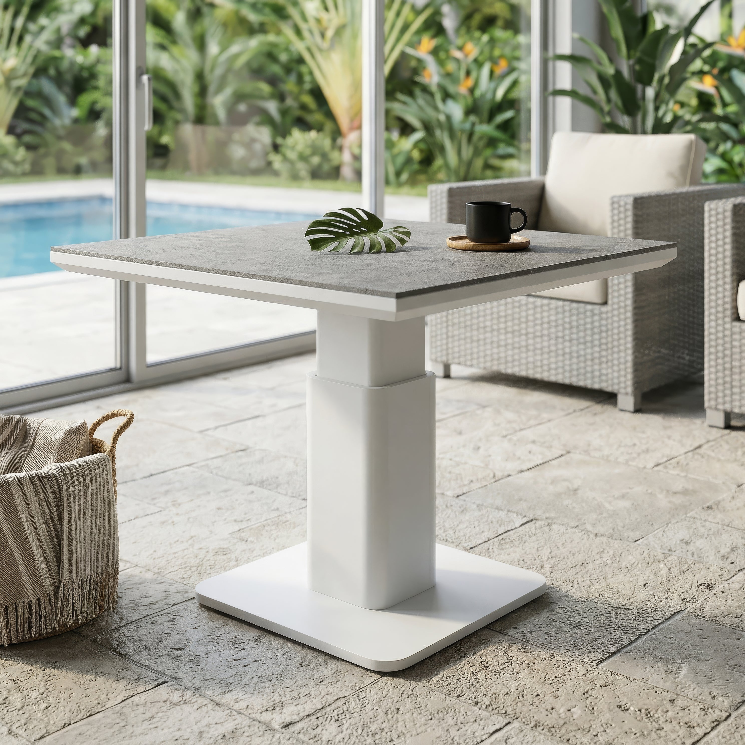 LUKA Adjustable Height Tables, White – KETTLER USA