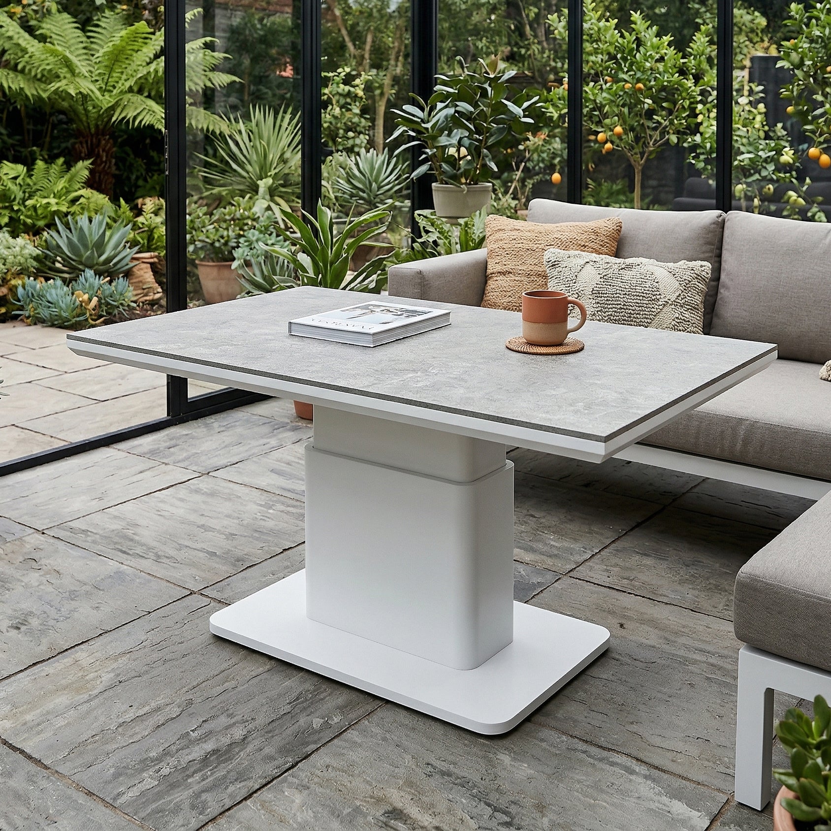 LUKA Adjustable Height Tables, White – KETTLER USA