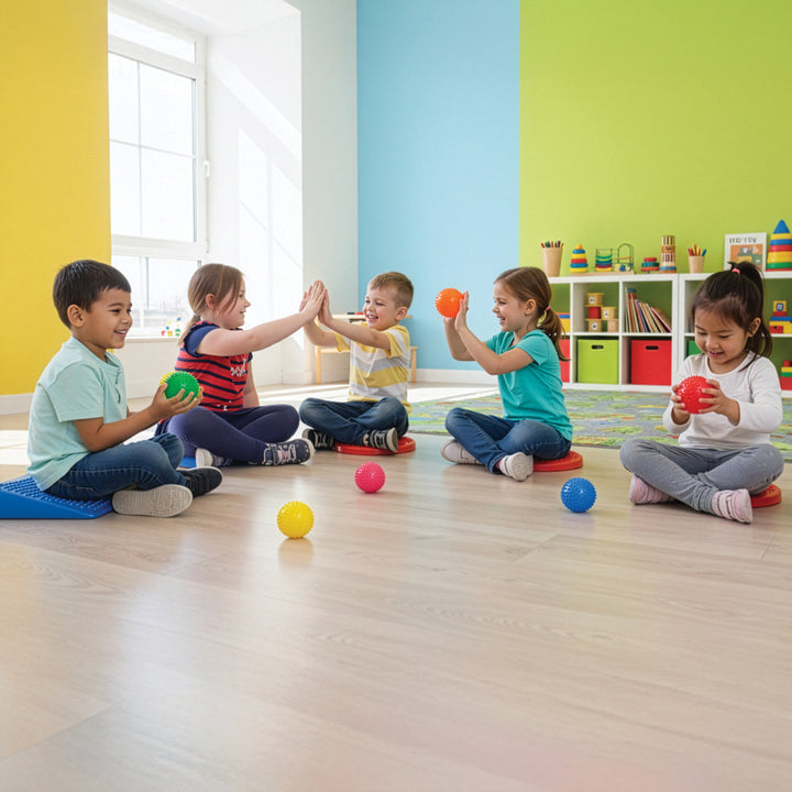 Gymnic Easy Grip Set of 6 Multicolored balls