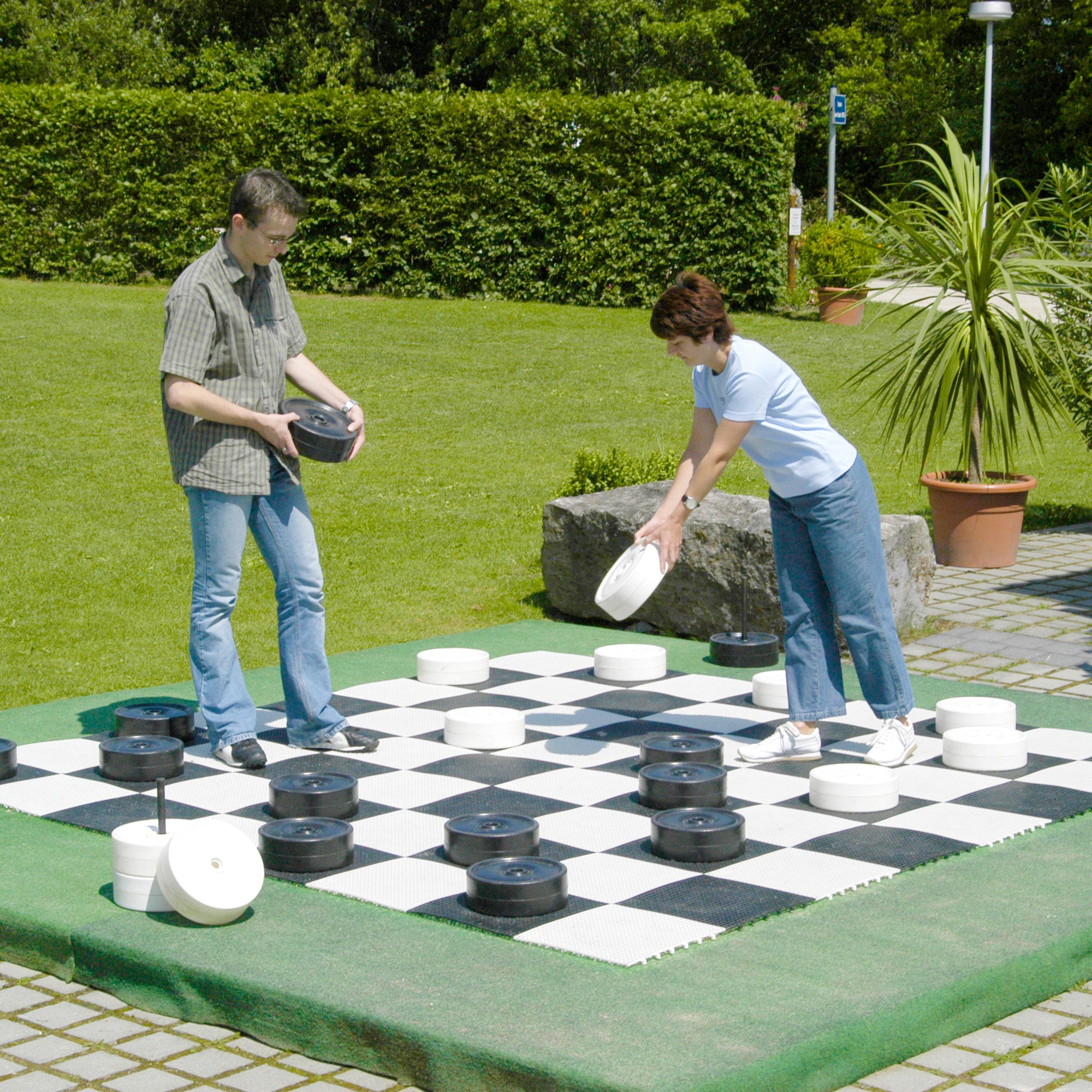 Giant Checker Pieces