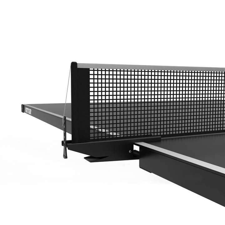 KETTLER Outdoor Conversion Top shown with a black table tennis net and conversion table surface against a white background