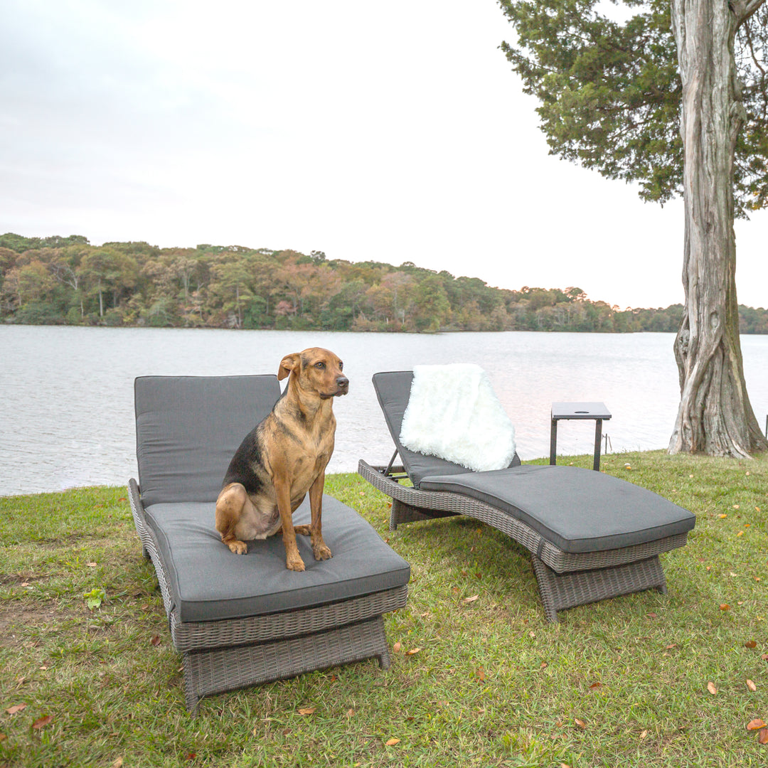 Beautifully crafted, the KETTLER Palma Lounger is made with a sturdy aluminum frame, which is intricately covered with hand-woven synthetic wicker. The wicker is waterproof and UV resistant, so you can keep the lounger outdoor all year round. The Palma Collection boasts a wide choice of stylish garden furniture including dining sets, modular lounge sets and sun loungers, so you can dine and lounge outdoors in comfort. Aluminum powder coated frame with full circumference welds