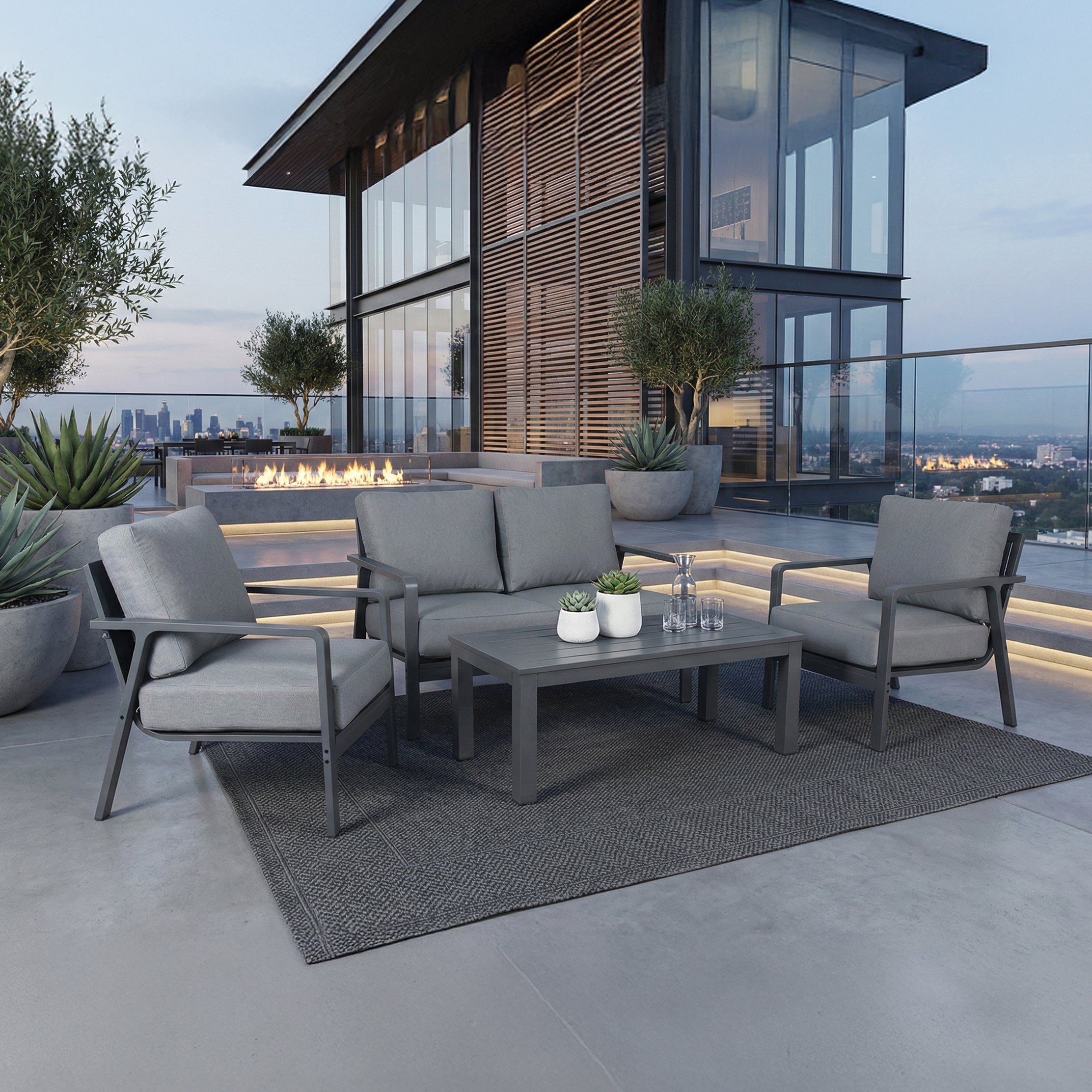 Paros Aluminum Lounge Set – KETTLER USA