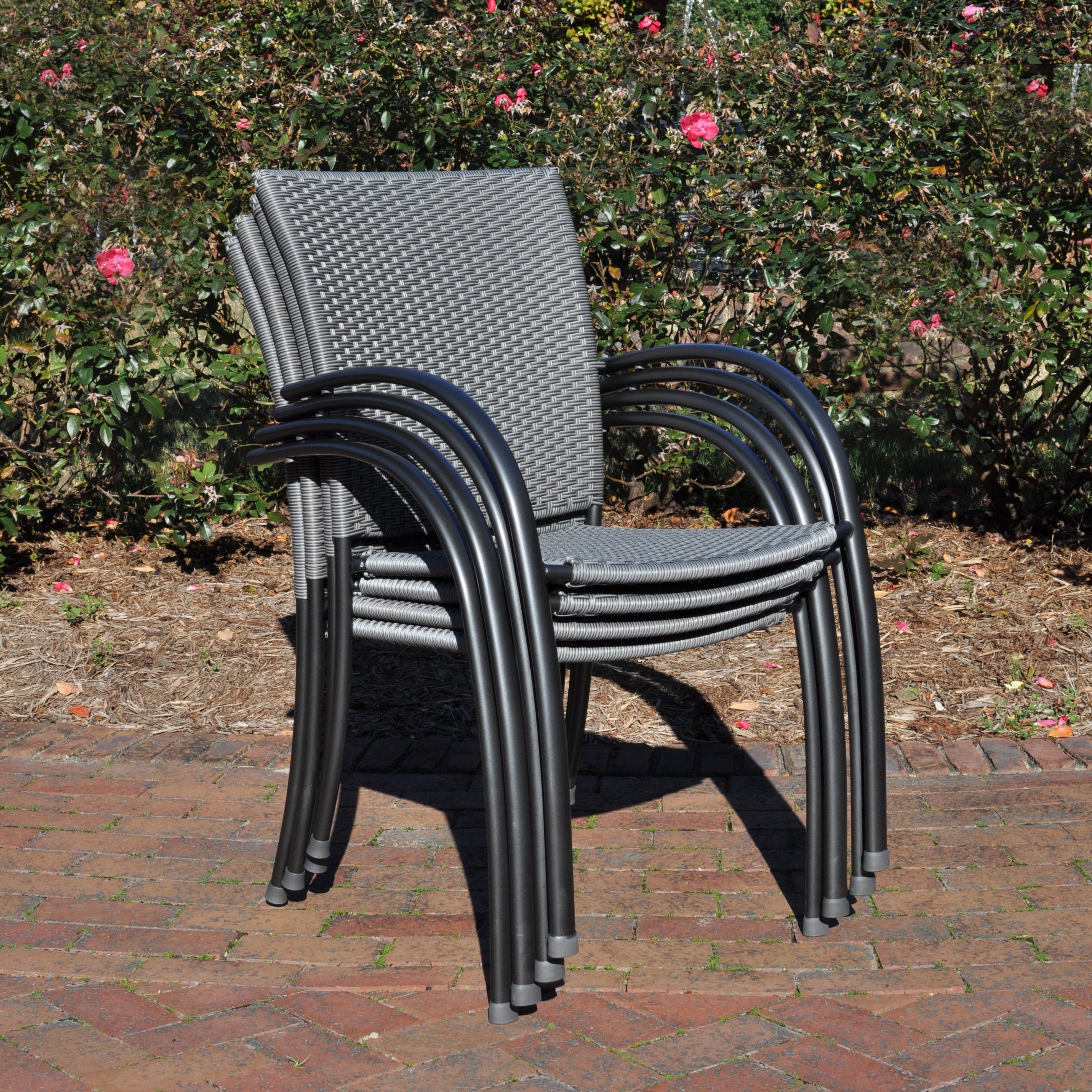 Pilano Woven Stackable Arm Chair