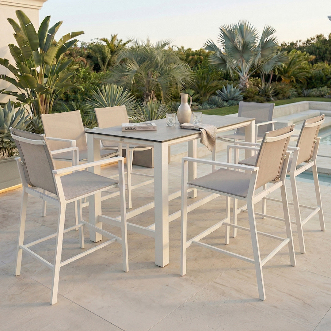 Primavera 7-Piece Bar Set - White