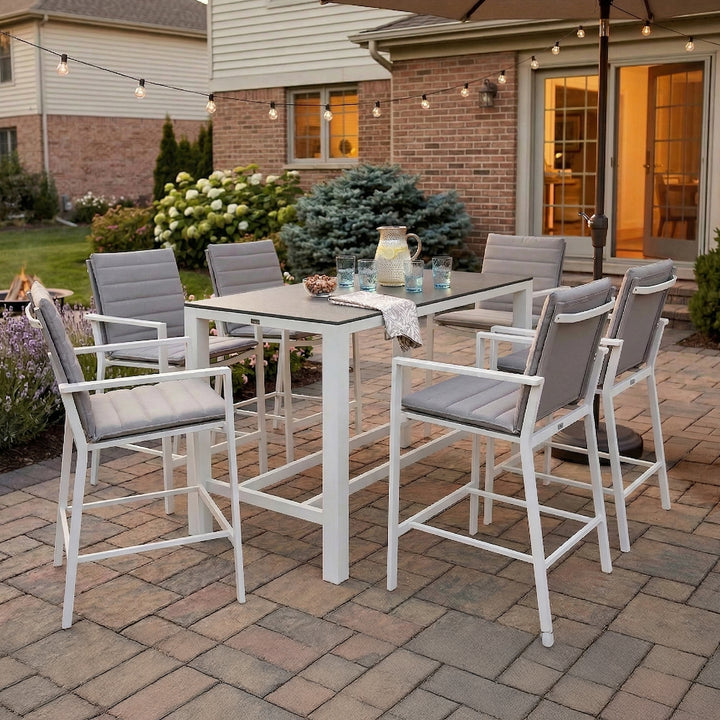 Primavera 7-Piece Bar Set - White