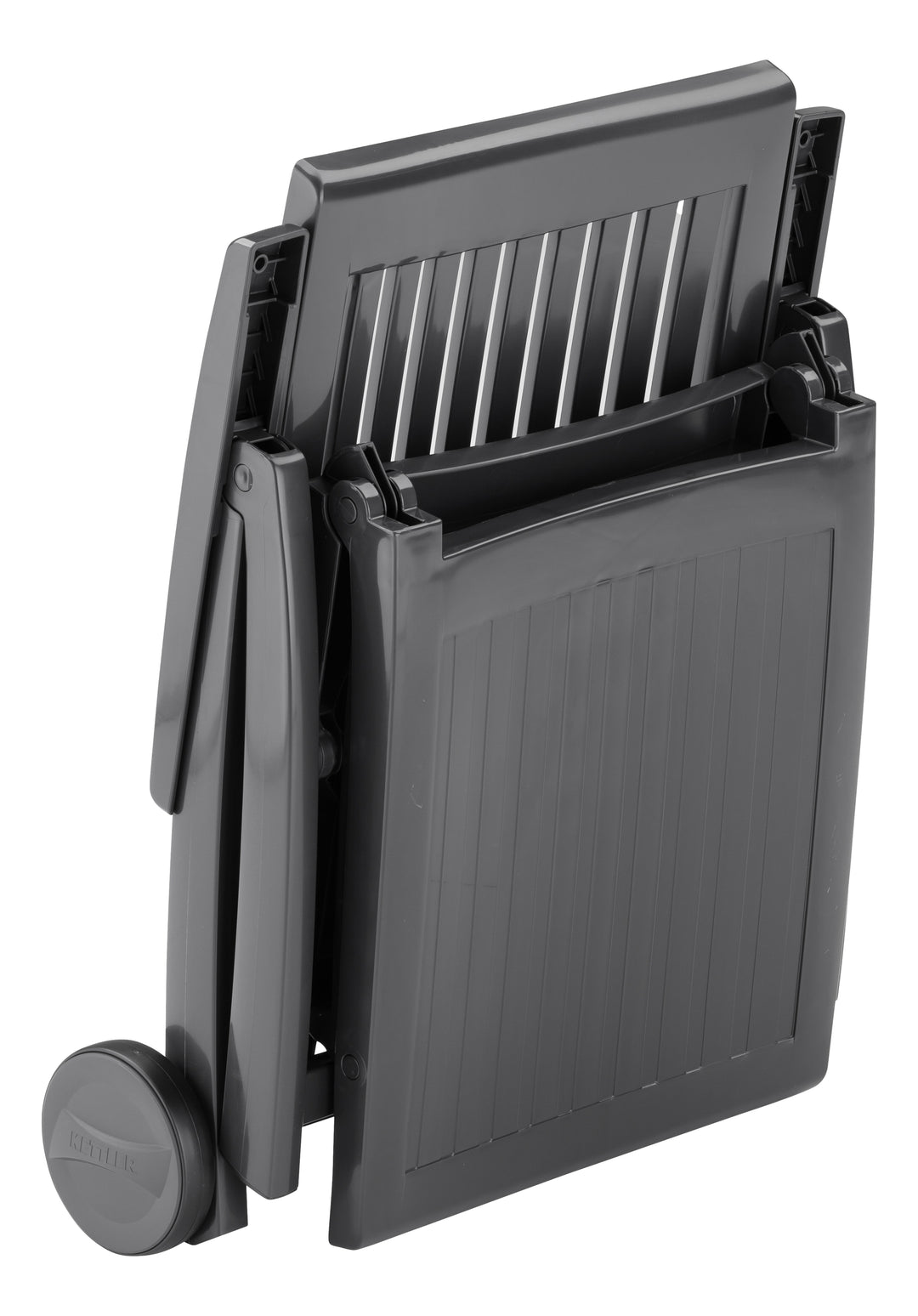 Roma Polymer Resin Multi-Position Lounger, Anthracite