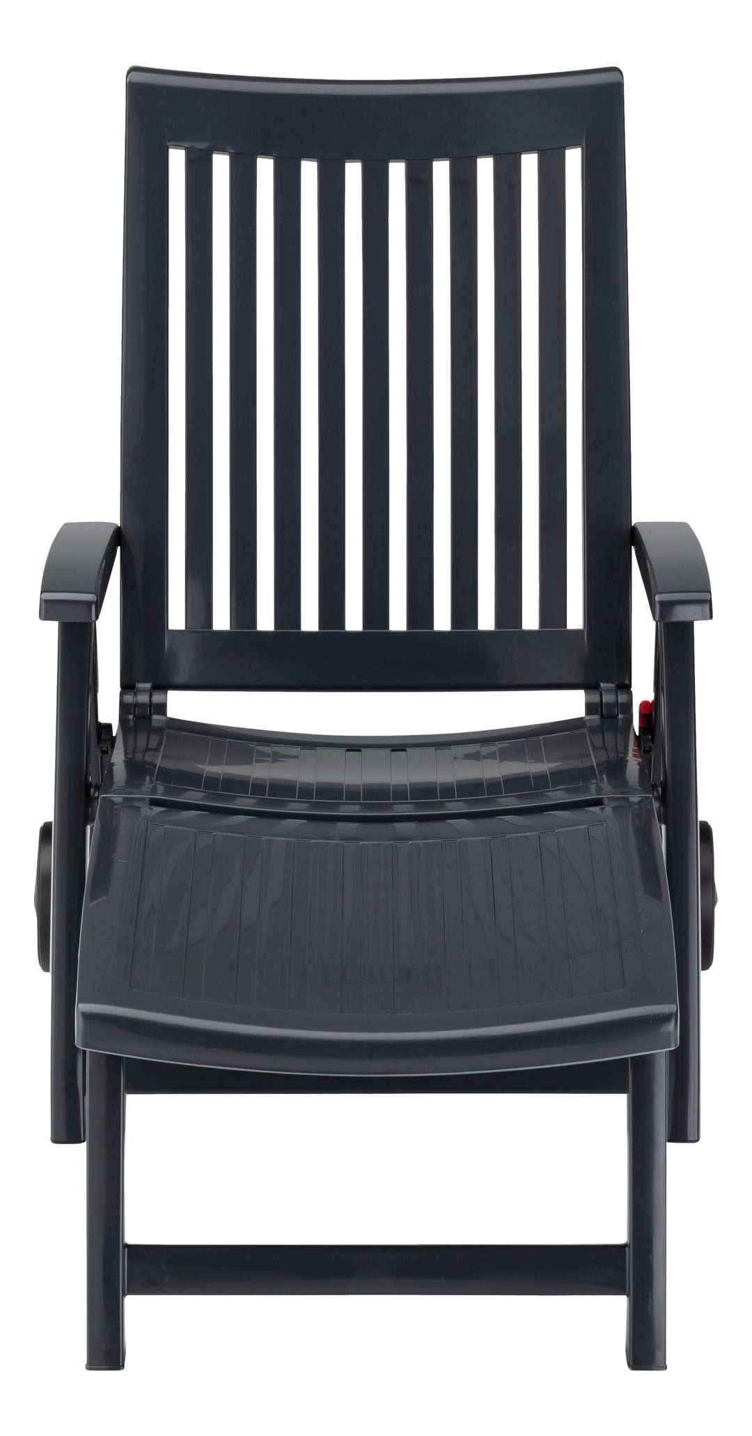 Roma Polymer Resin Multi-Position Lounger, Anthracite