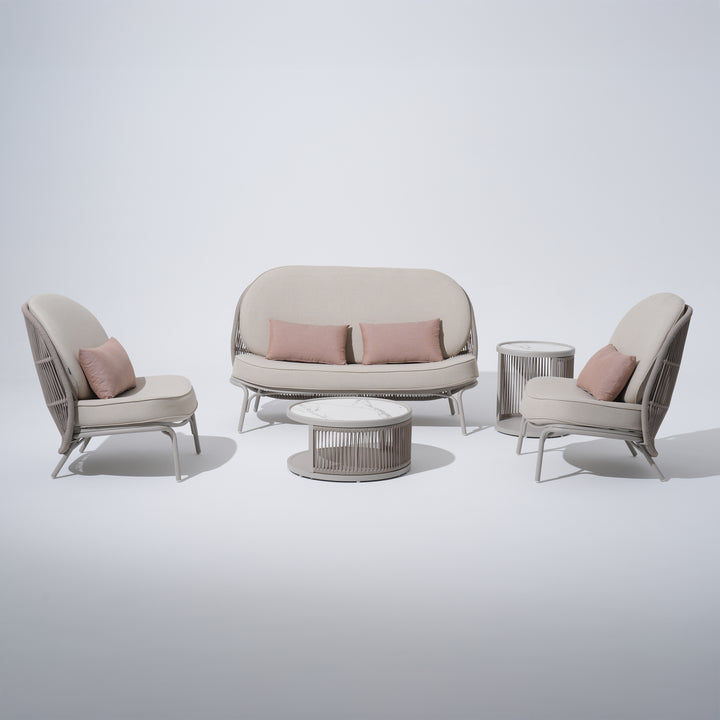 Shell 5-Piece Lounge Set with Pillows