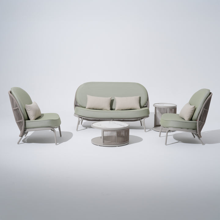 Shell 5-Piece Lounge Set with Pillows