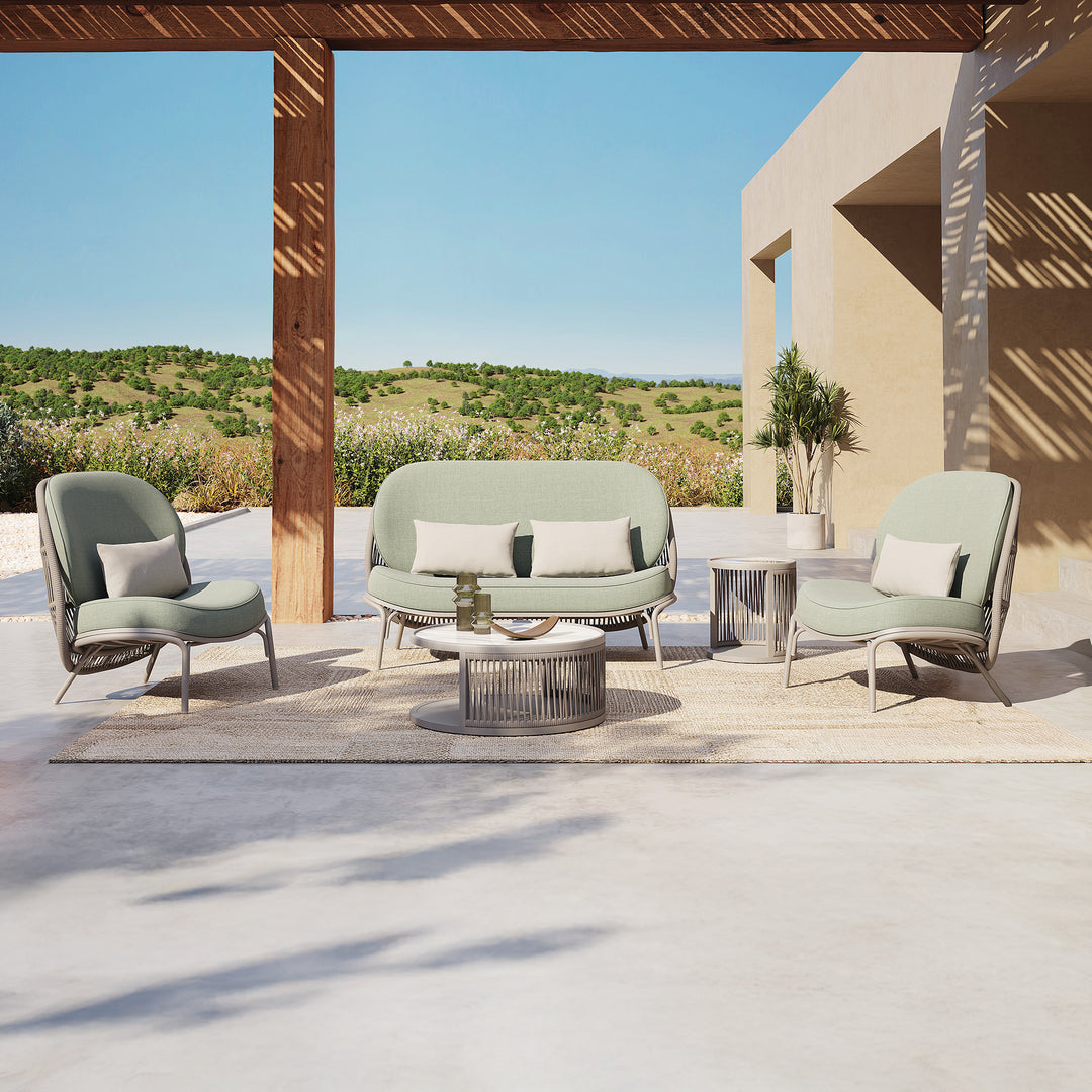 Shell 5-Piece Lounge Set with Pillows