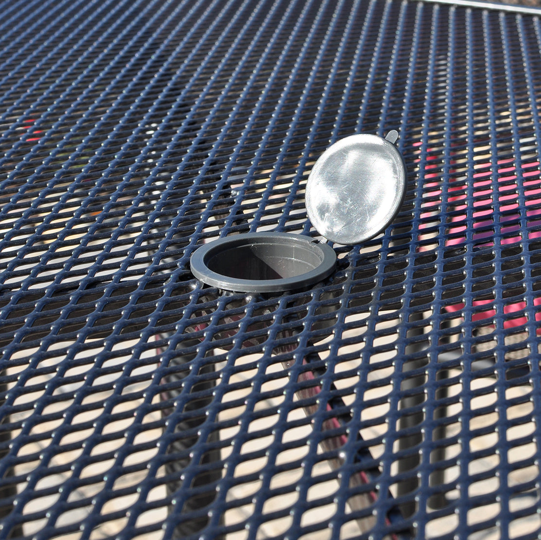 mesh top table umbrella hole