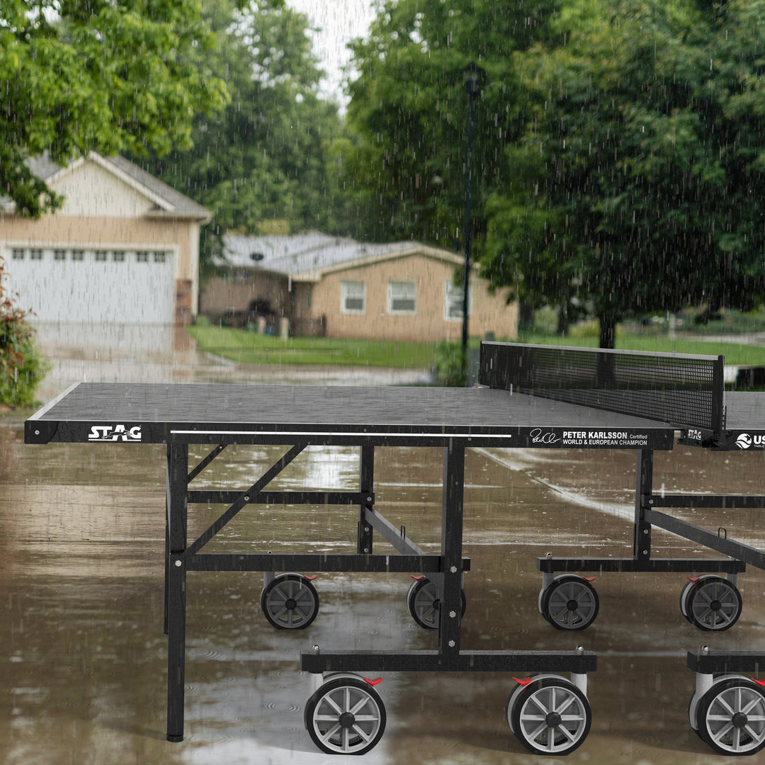kettler classic outdoor 4 Pacifica Gray Outdoor Table Tennis Table