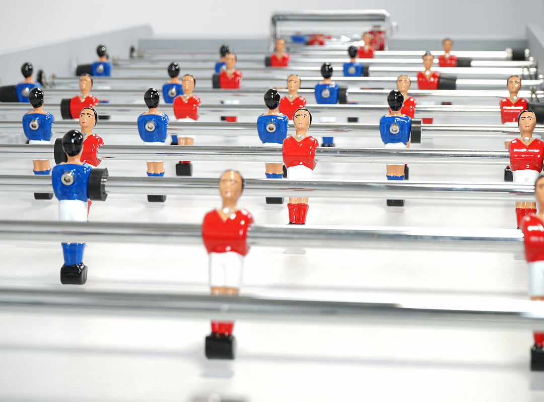 René Pierre Tahiti Outdoor Six-Player Foosball Table with hand-painted players and durable all-weather design.