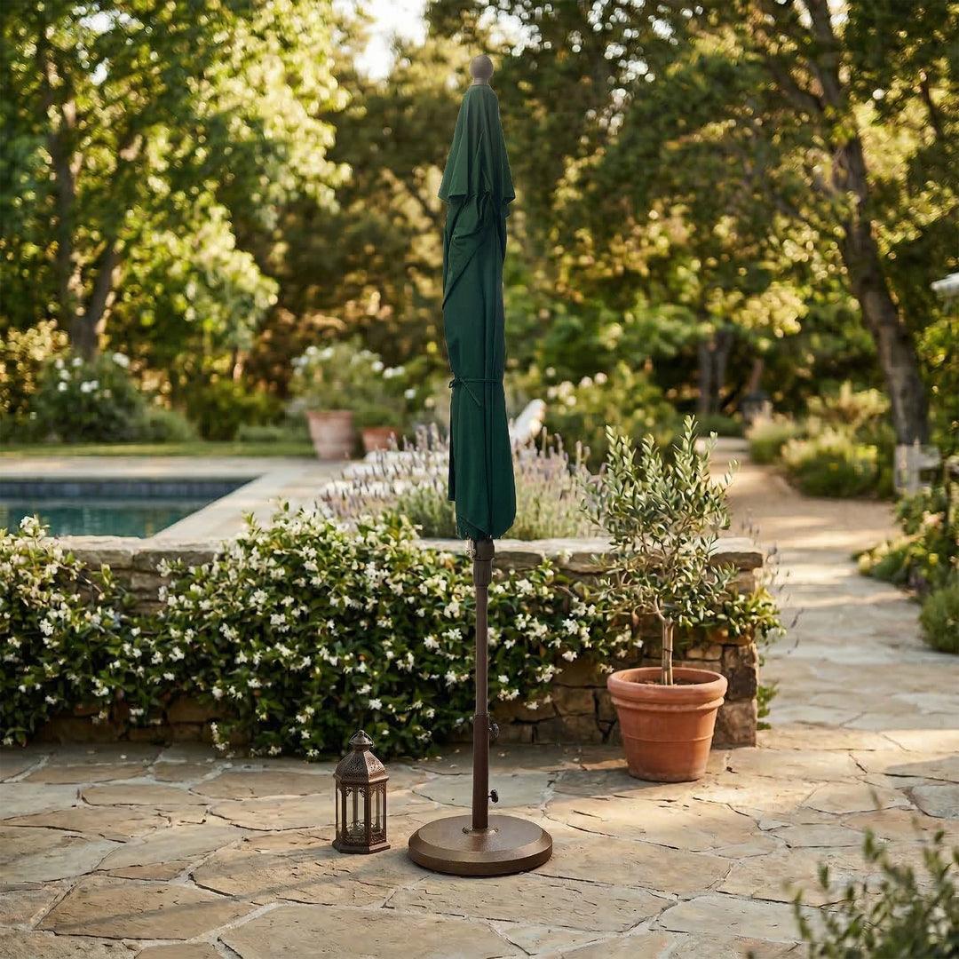green tilt patio umbrella 9 Foot Auto-Tilt Market Umbrella – KETTLER USA