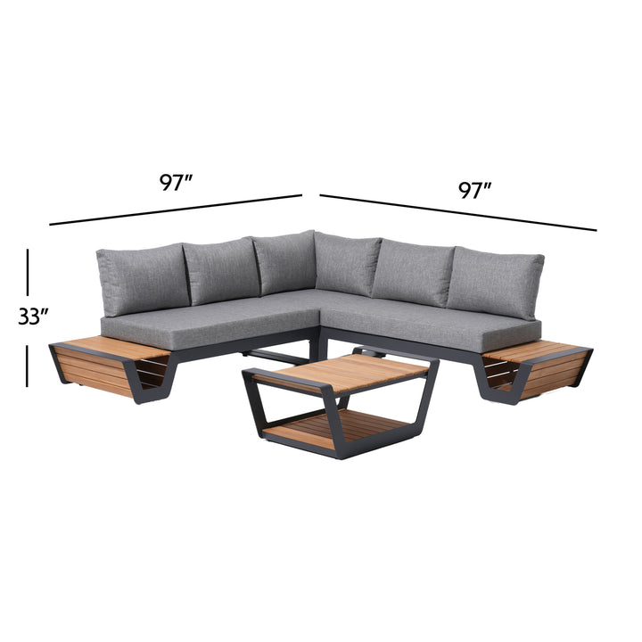 V-Style 4 Piece Corner Set