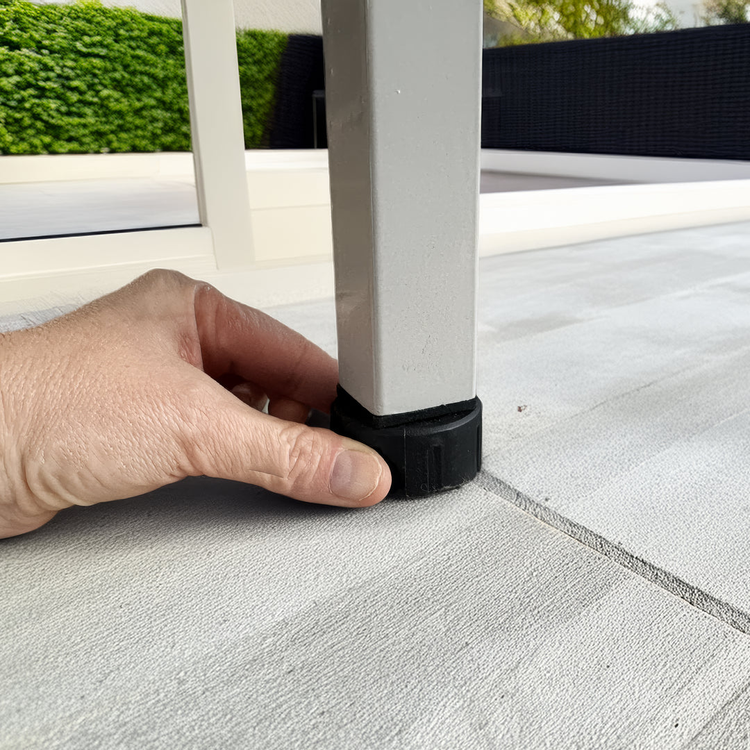 Versa Convertible Outdoor Table Tennis Table with 2-Player Set