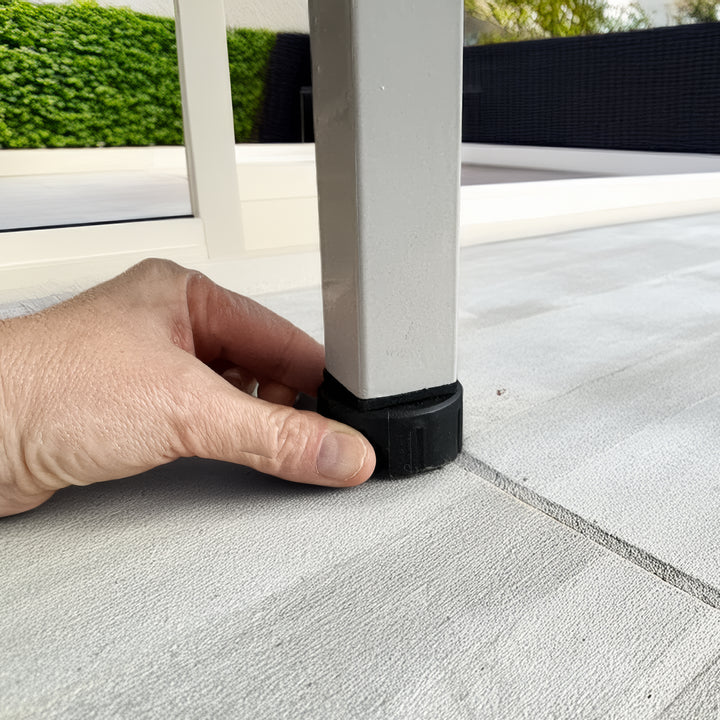 Versa Convertible Outdoor Table Tennis Table with 2-Player Set