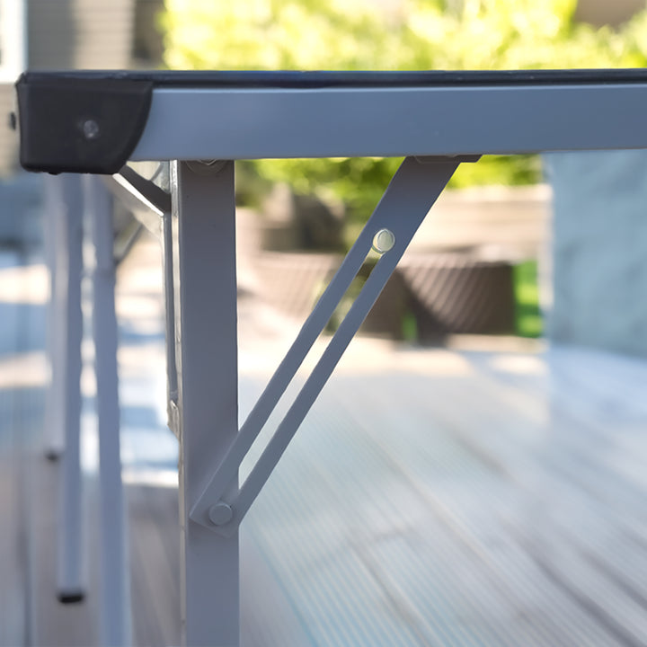 Versa Convertible Outdoor Table Tennis Table with 2-Player Set