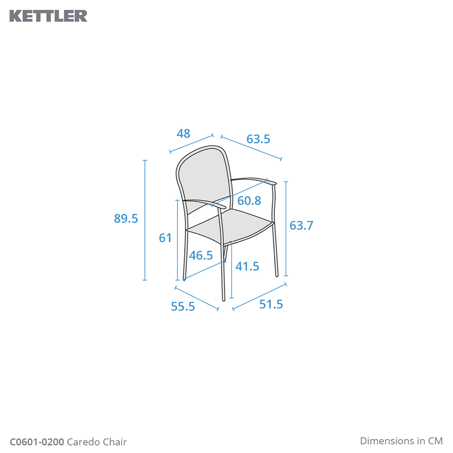 Caredo 5-Piece Dining Set (48" Table)