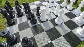 Video of the Giant 8x8 Tile Game Board For Use With Oversized Chess or Checker Sets