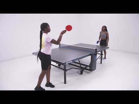 Outdoor 15 Table Tennis Table 4-Player Bundle