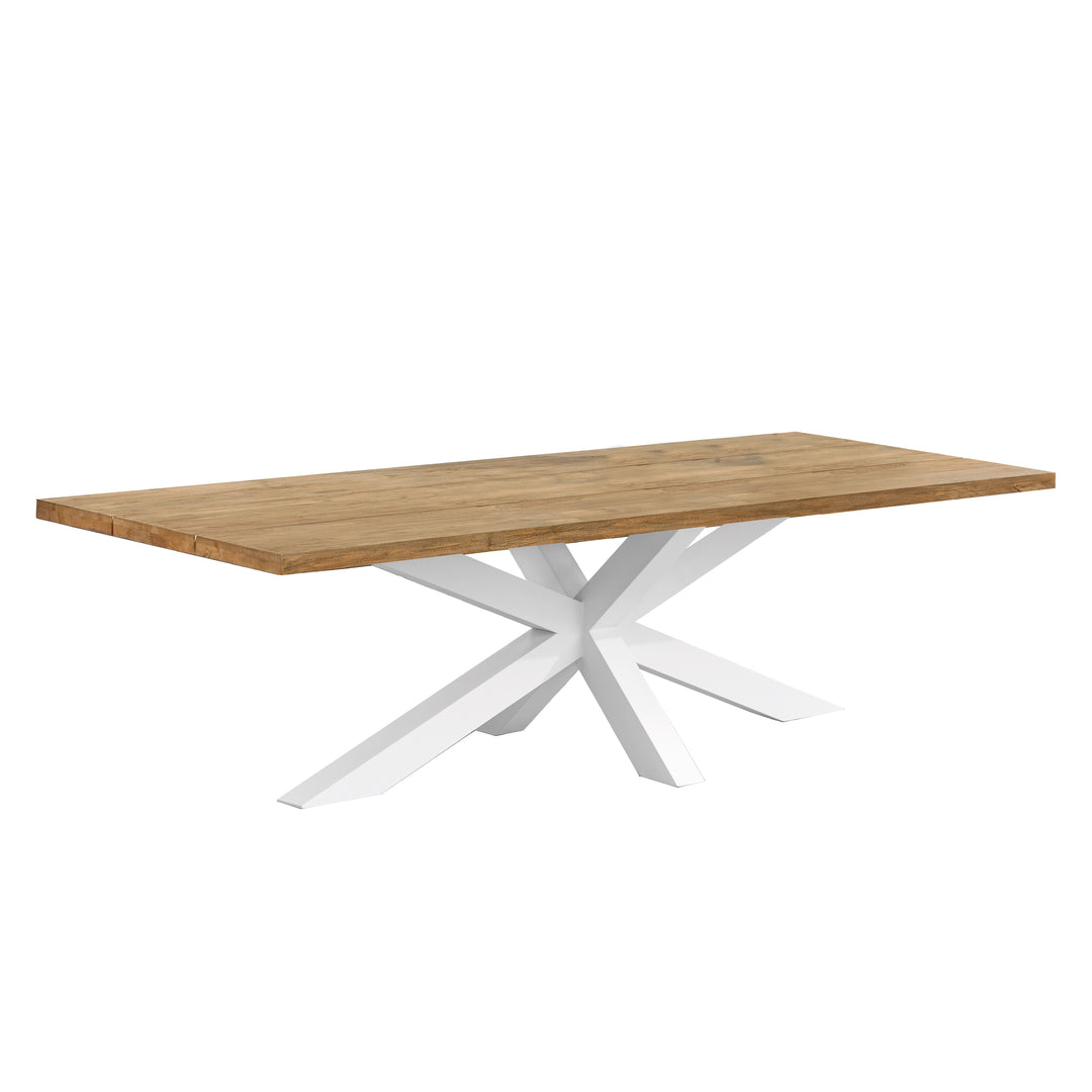 Timor 90x40-inch Teak Top Dining Table