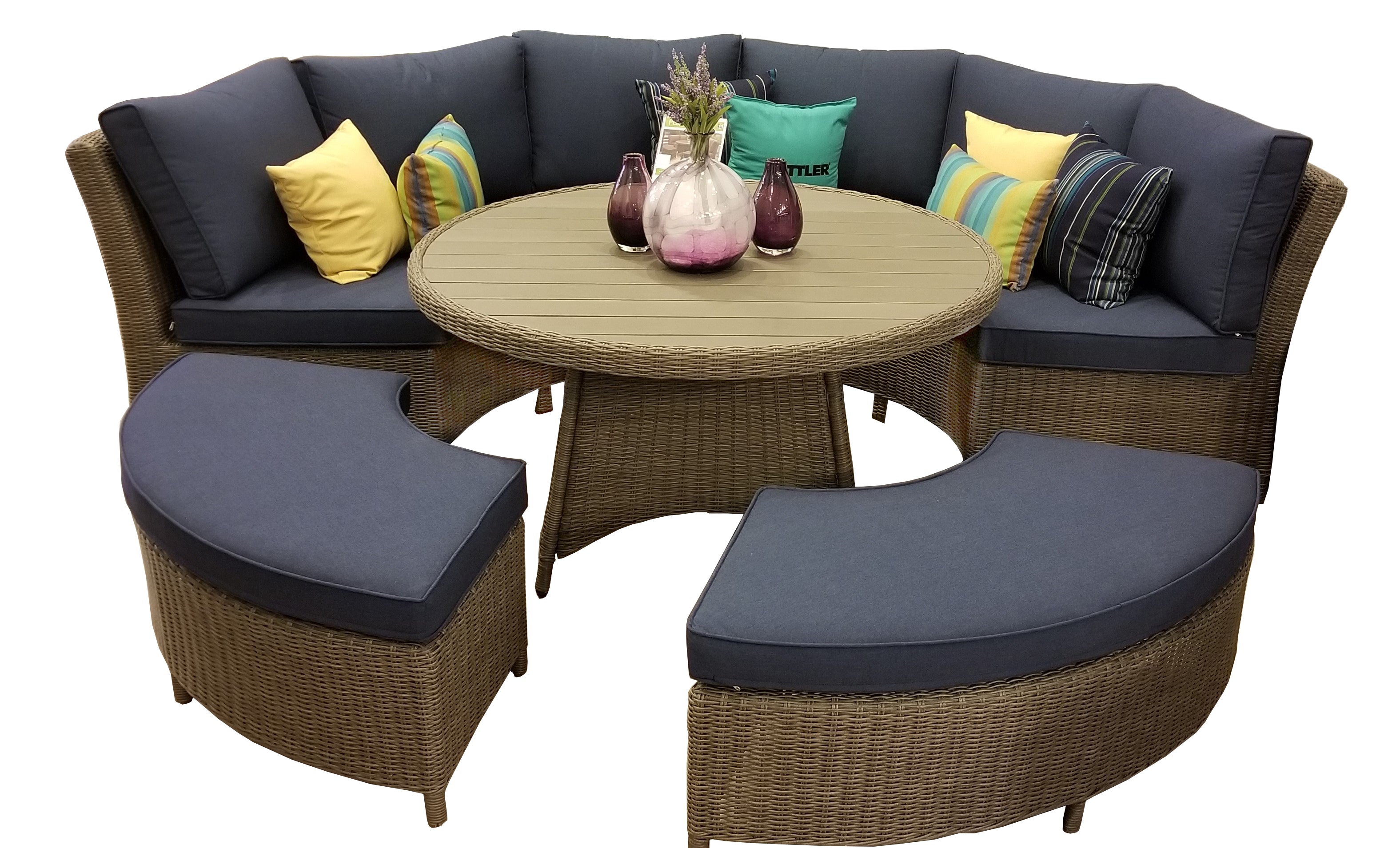 Palma Round Casual Dining Table