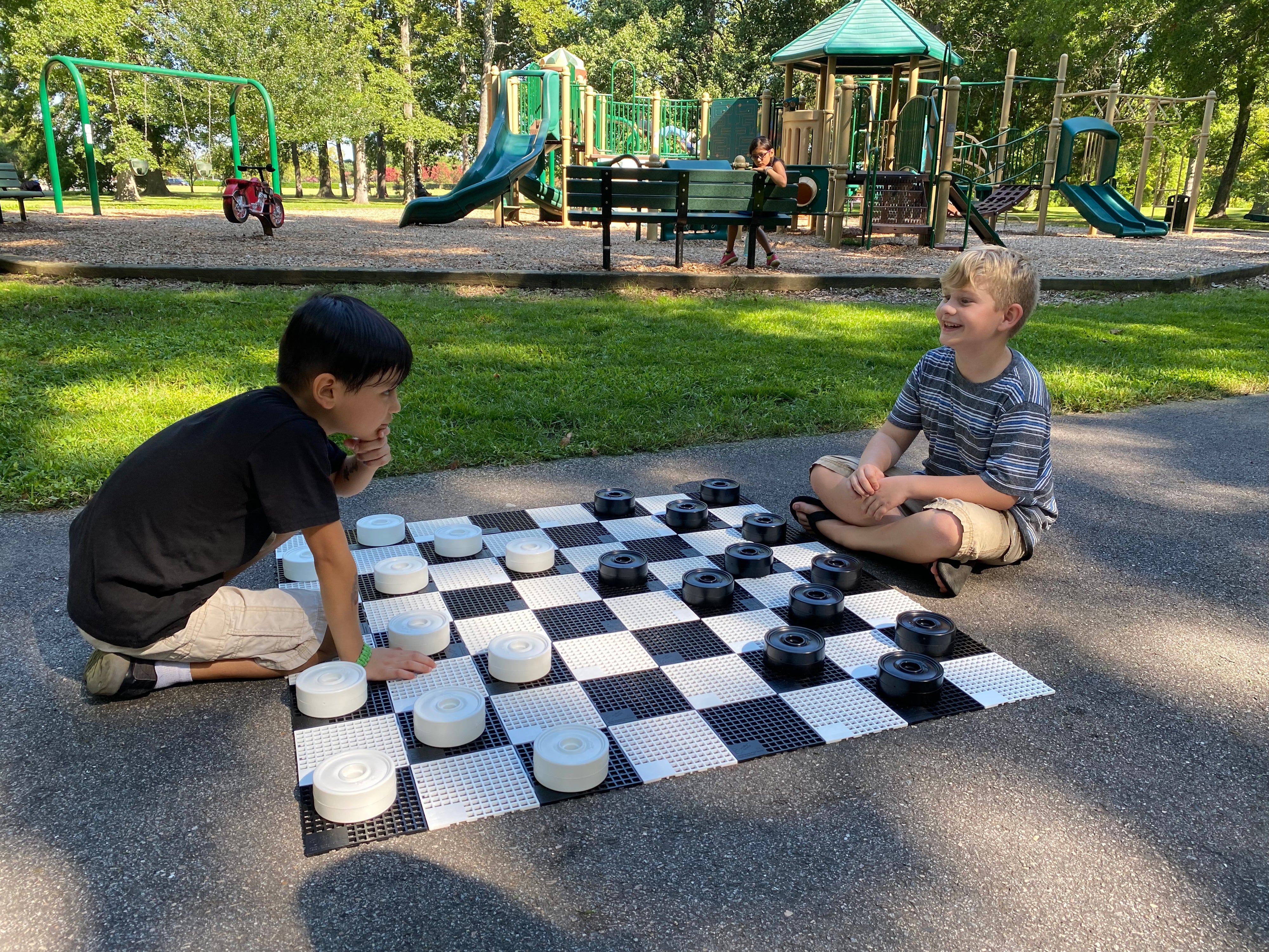 Mini-Giant 48" x 48" Tile Game Board For Use With Mini-Giant Chess or Checker Sets