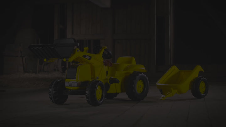 Informational video on the Caterpillar tractor with front loader 