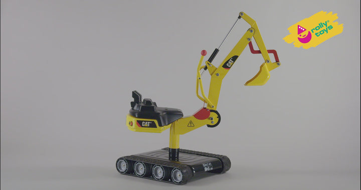 Informational instruction video on how to assemble made in europe metal ride on CAT digger 