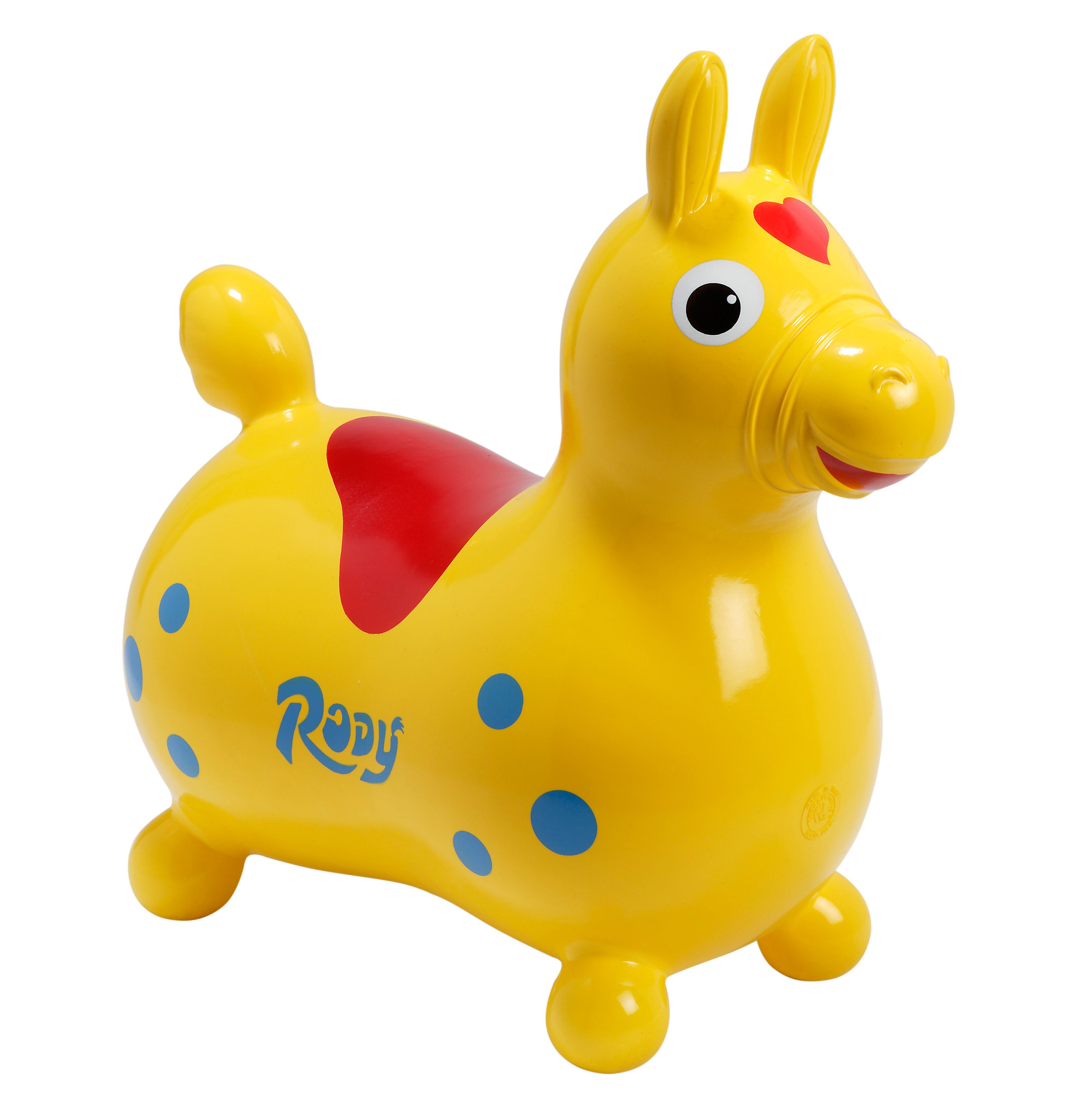 The Rody Inflatable Bounce Horse promotes active playtime while developing children’s balance, motor skills and body coordination. The Rody Horse has been adopted in many nursery schools as a psycho-motor tool, and also used by therapists to enhance language, memory, and perception skills. However, it's mainly a fun and relaxing toy to get your child active.