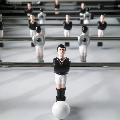 Close up of player with ball on made in france kicker table