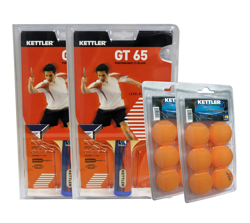 GT65 2-Player Table Tennis Racket Set – KETTLER USA