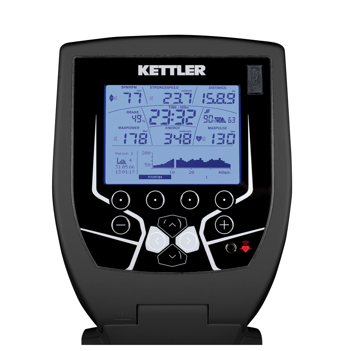 KETTLER RE7 Recumbent Bike