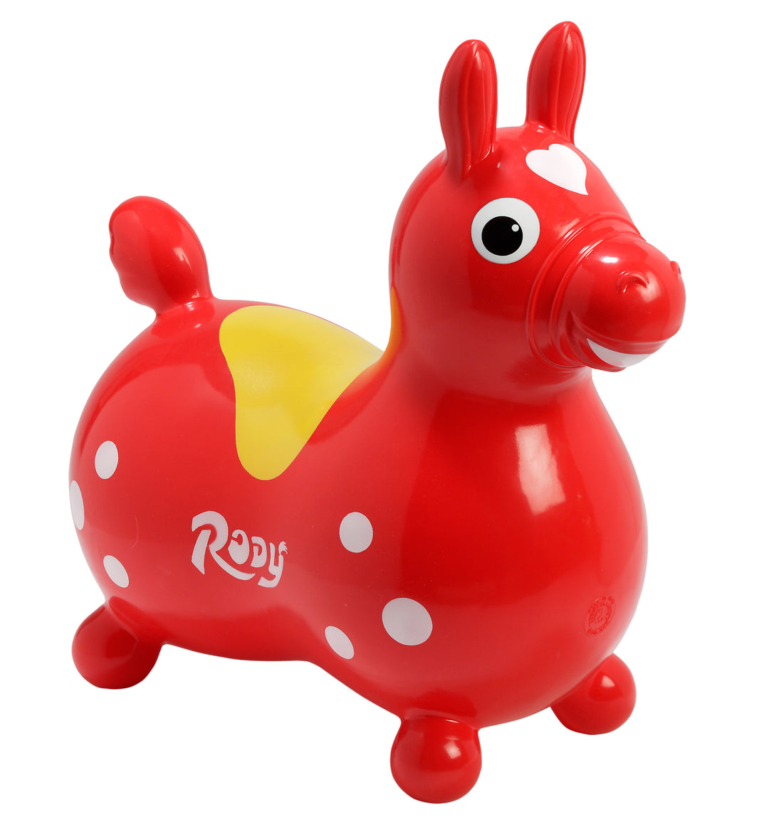 The Rody Inflatable Bounce Horse promotes active playtime while developing children’s balance, motor skills and body coordination. The Rody Horse has been adopted in many nursery schools as a psycho-motor tool, and also used by therapists to enhance language, memory, and perception skills. However, it's mainly a fun and relaxing toy to get your child active.