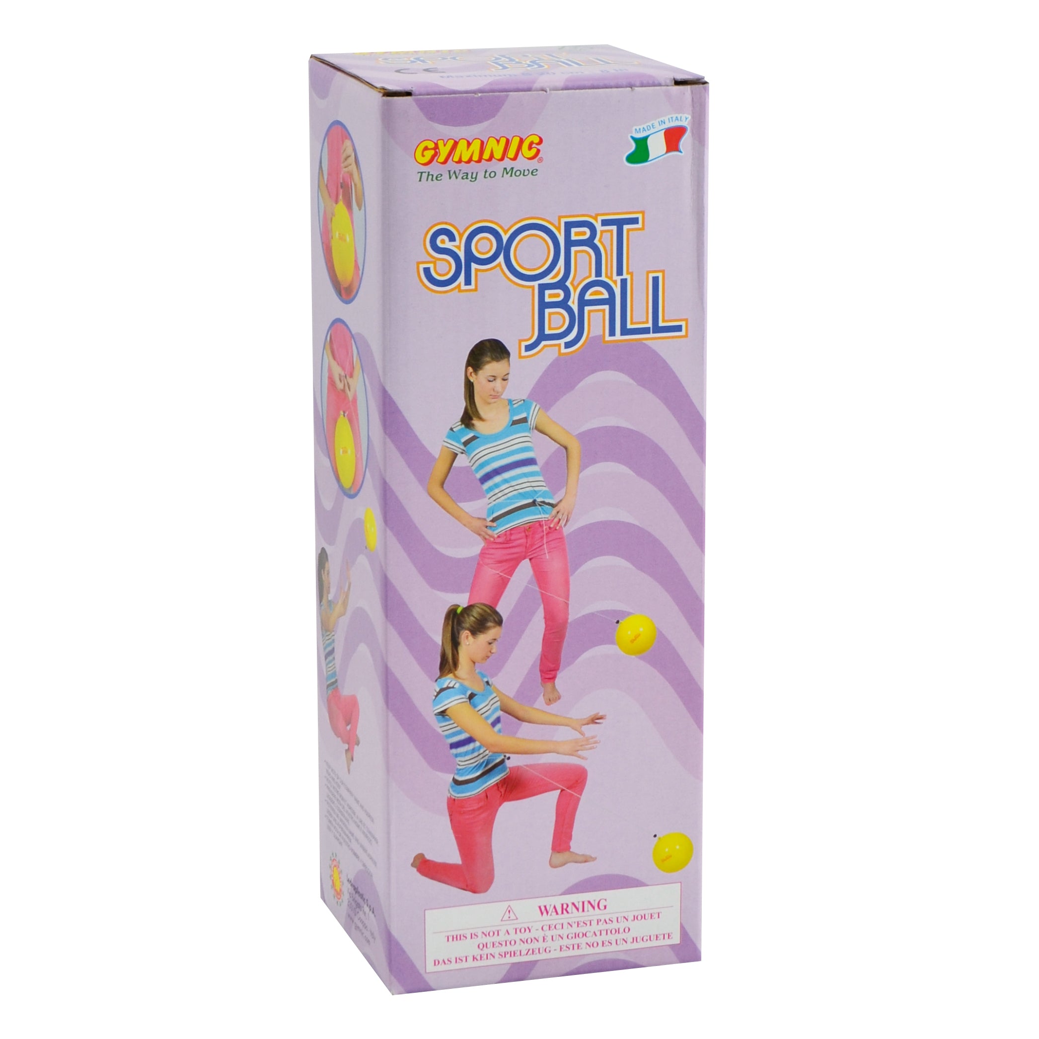 The Sport Ball enhances reflexes and coordination. Use as a training tool for handball, volleyball and Football. It is recommended to tone up arms and legs and increase the pelvis mobility.