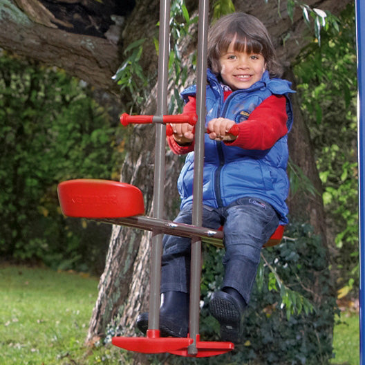 Child on the glider swing accessory