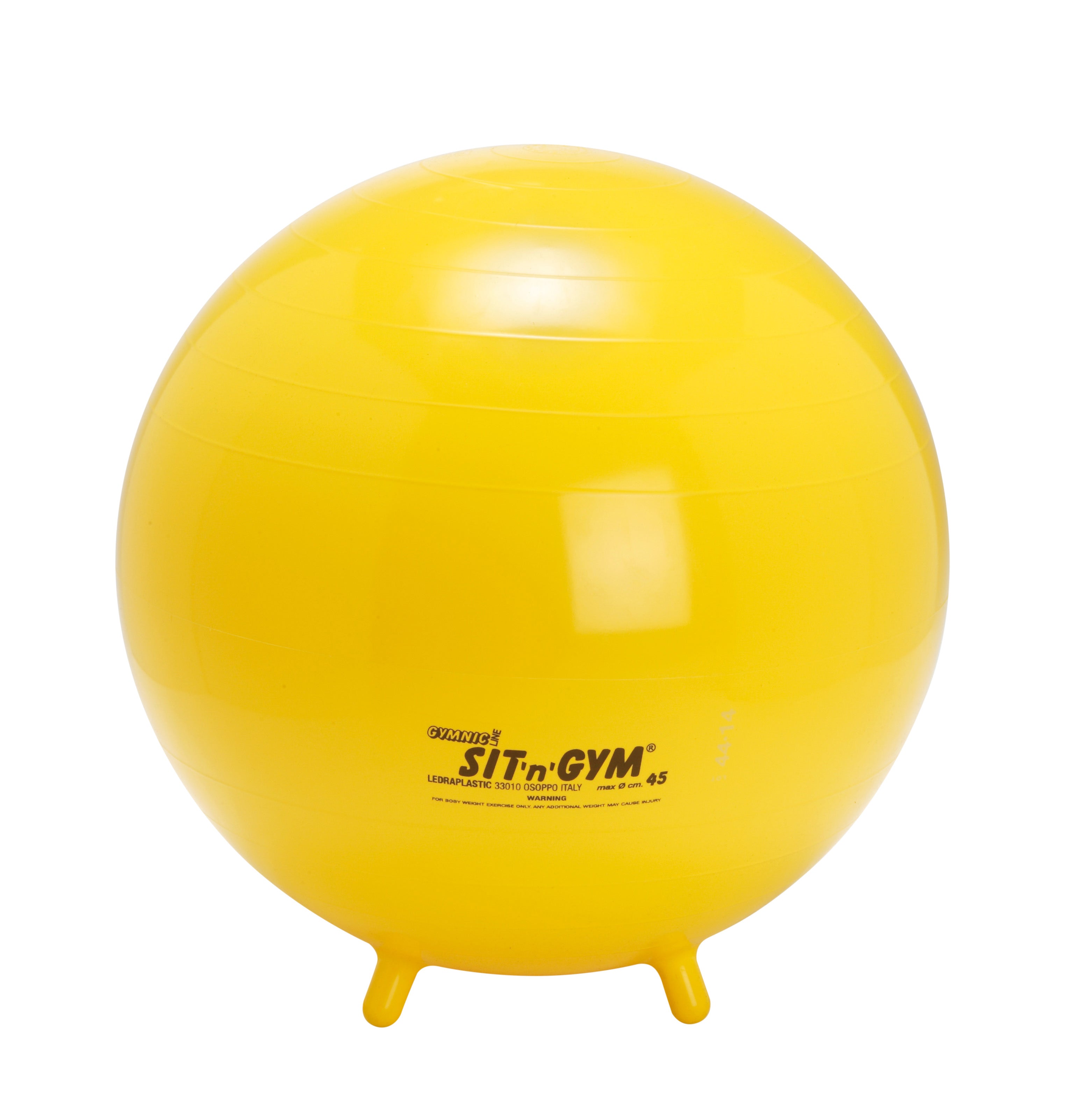 The Sit’n’Gym Jr. ball is designed for children and is widely used in primary schools. It provides the beneficial effects of a correct posture through dynamic sitting and increases the child’s attention span and concentration. Its small feet prevent the ball from rolling away.