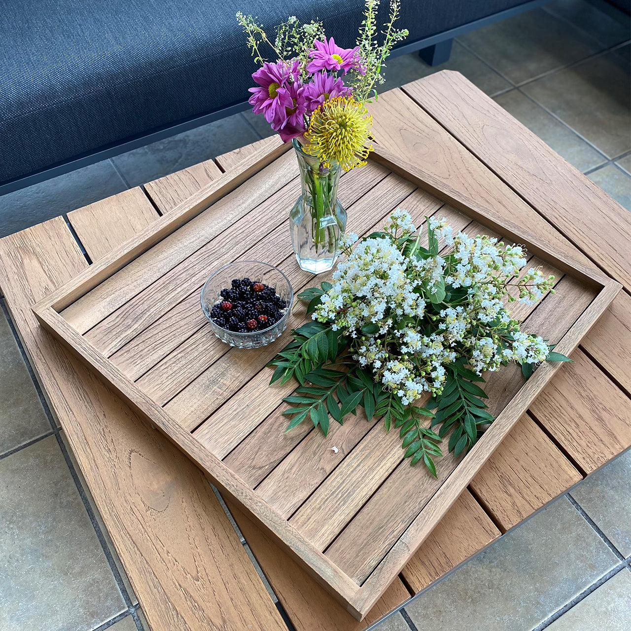 Balance Teak Serving Tray