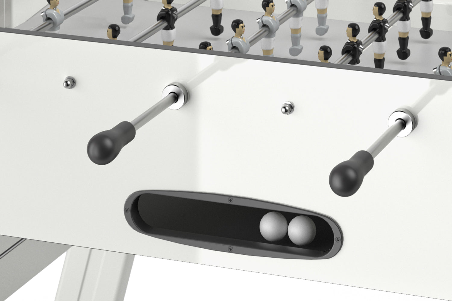 René Pierre Match Blanc Indoor Foosball Table – KETTLER USA