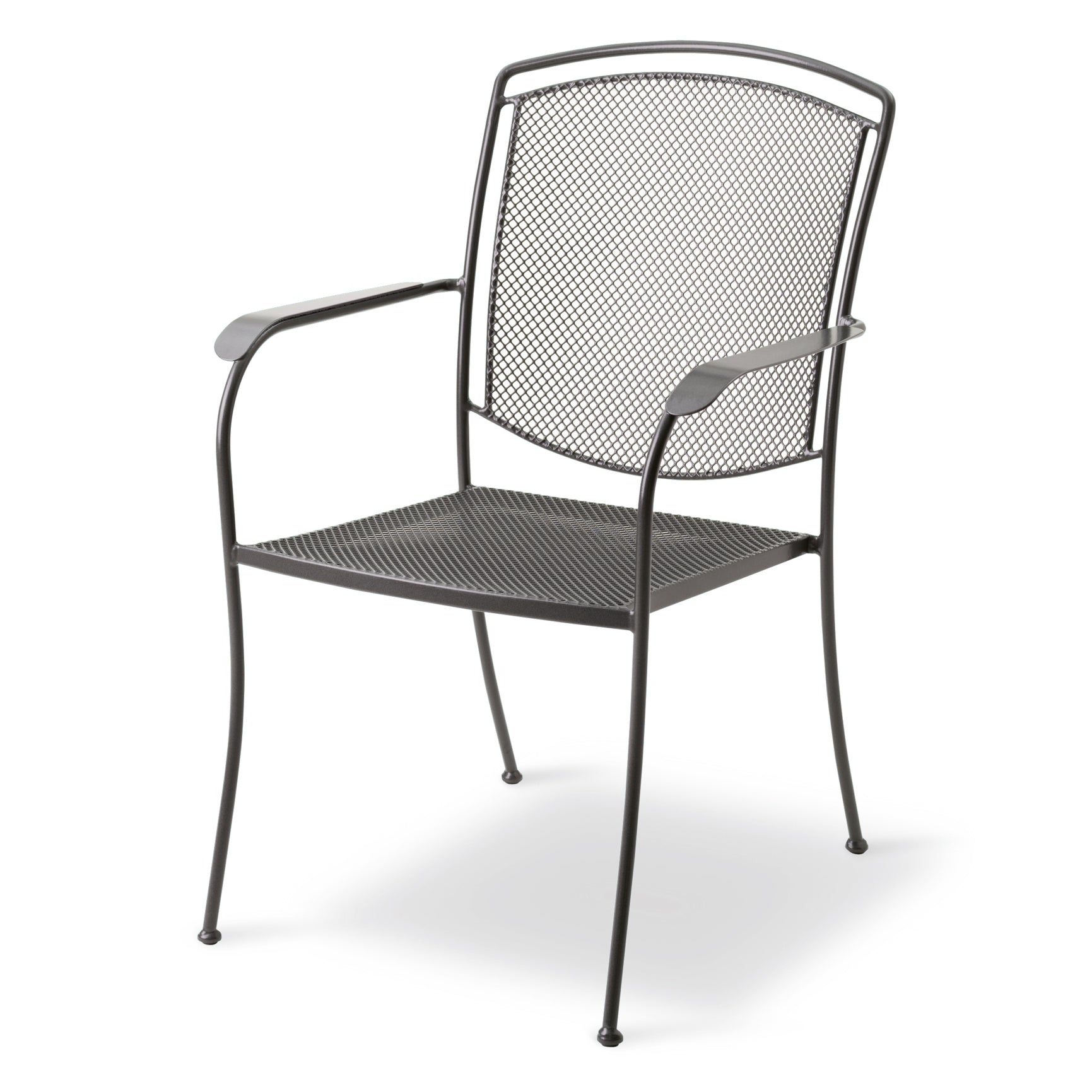 Henly wrought iron arm chair 