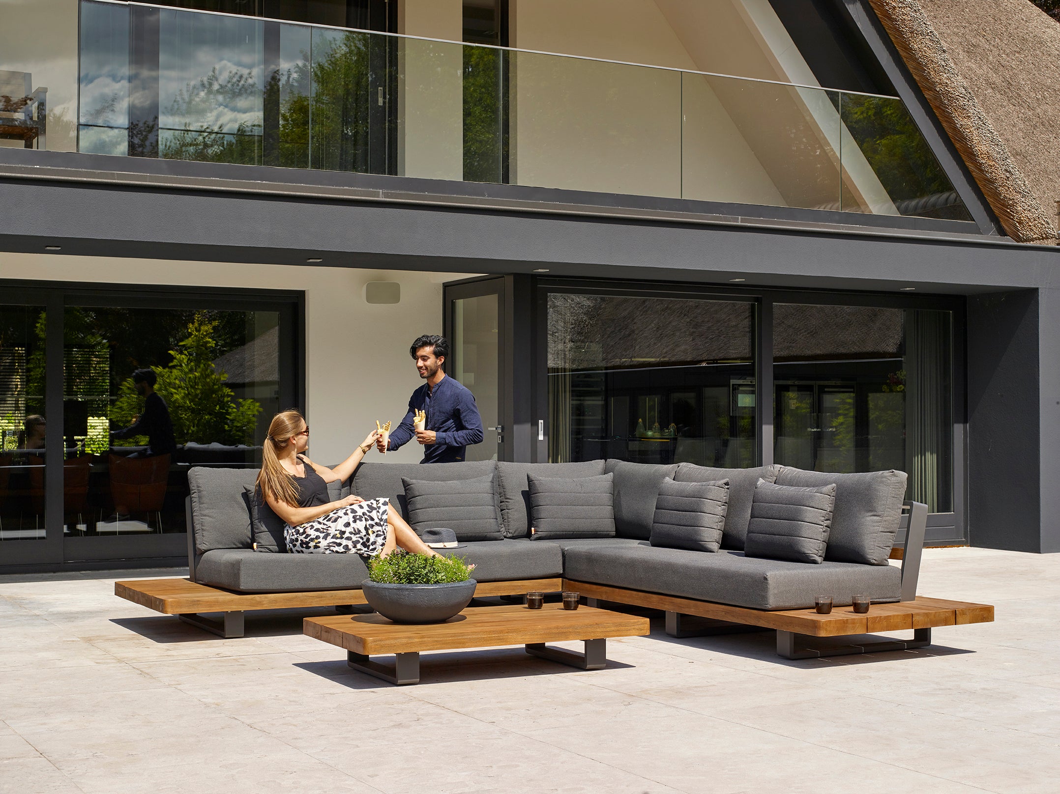 Fitz Roy Teak Sofa (Left | Right)