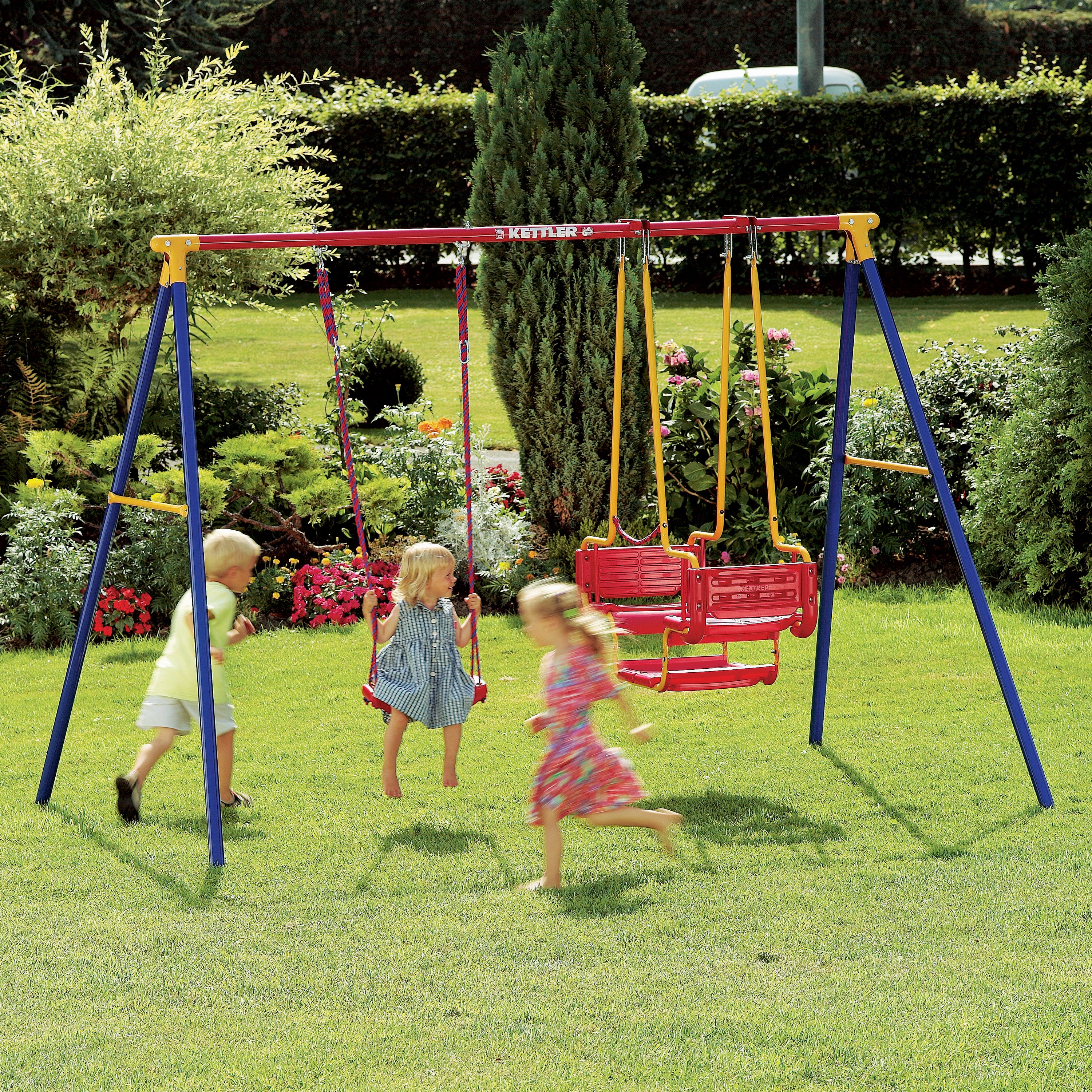Multi-Play Swingset Bundle - With Gondola & Surf Swing Accessories