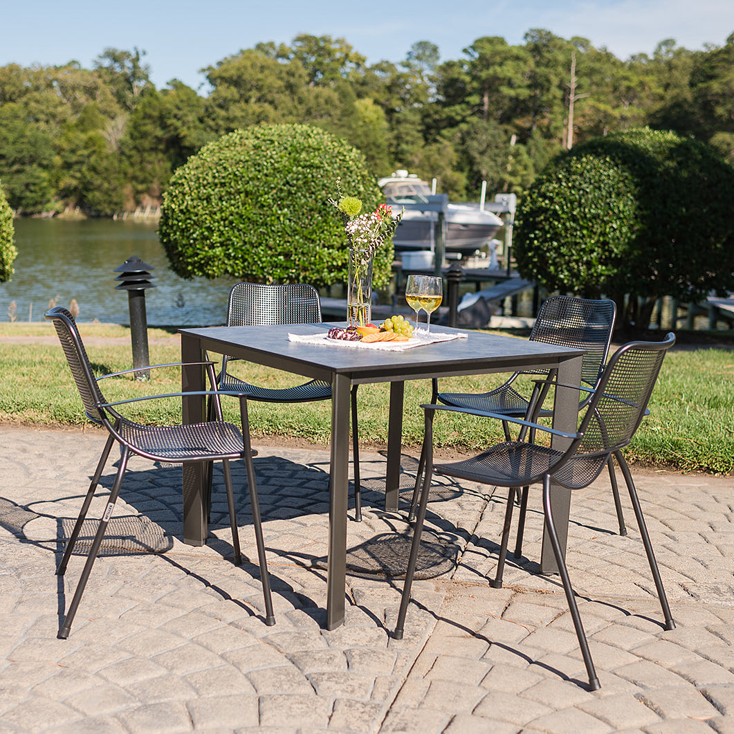 Metro Stacking Arm Chair - Set of 4