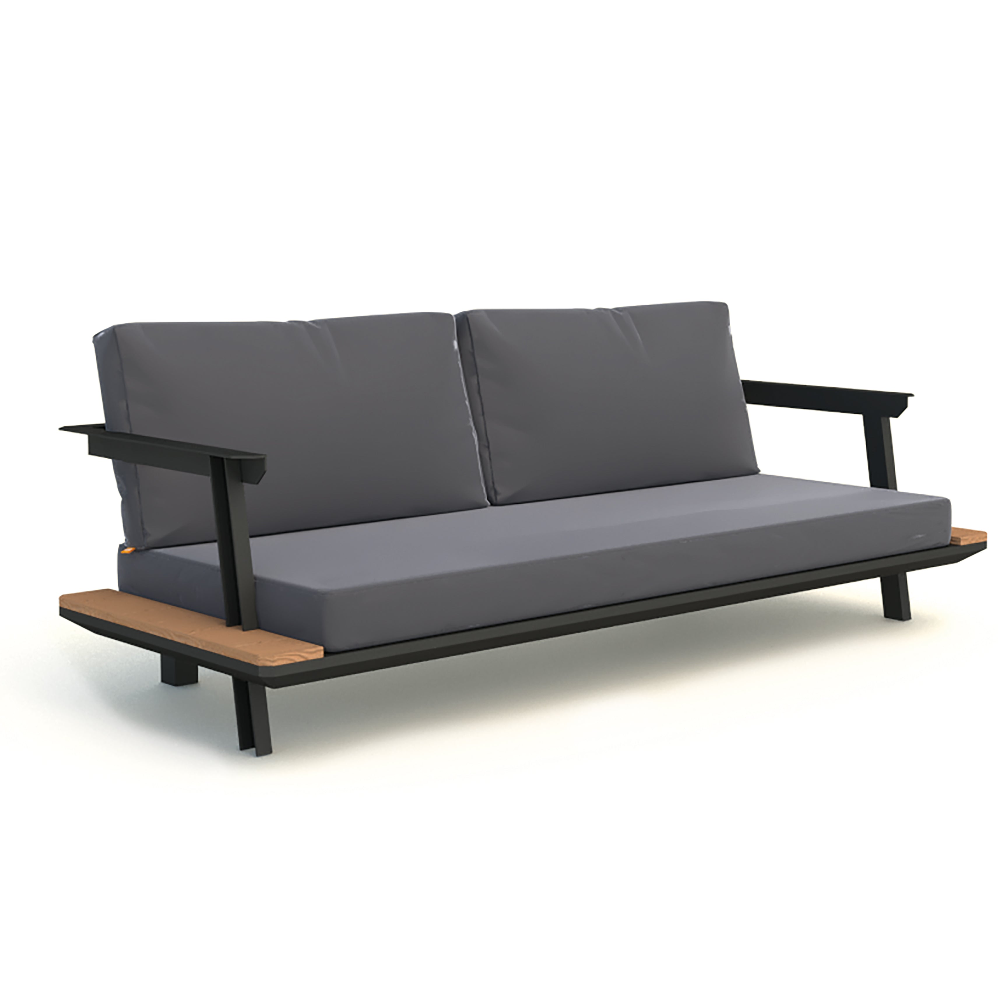 Industry Sofa With Integrated Side Tables
