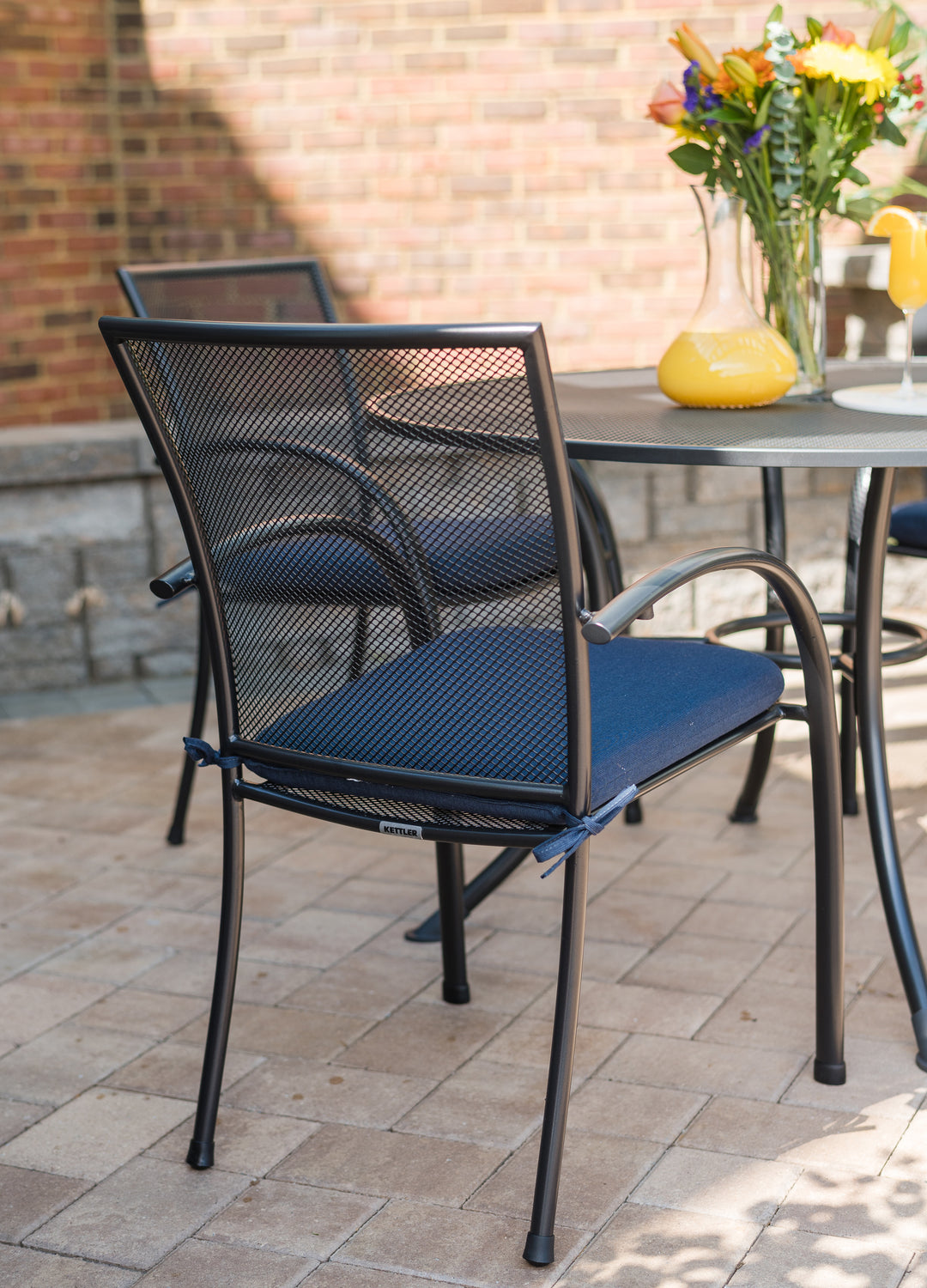 Seat Cushion With Ties For Pilano & Henley Chairs – KETTLER USA