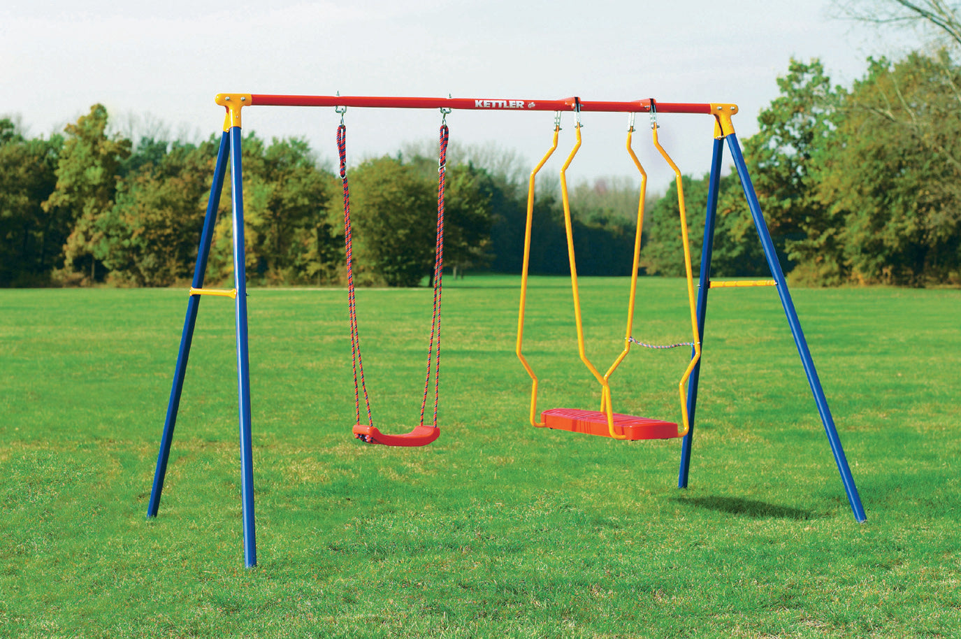 Multi-Play Swingset Bundle - With Gondola & Surf Swing Accessories